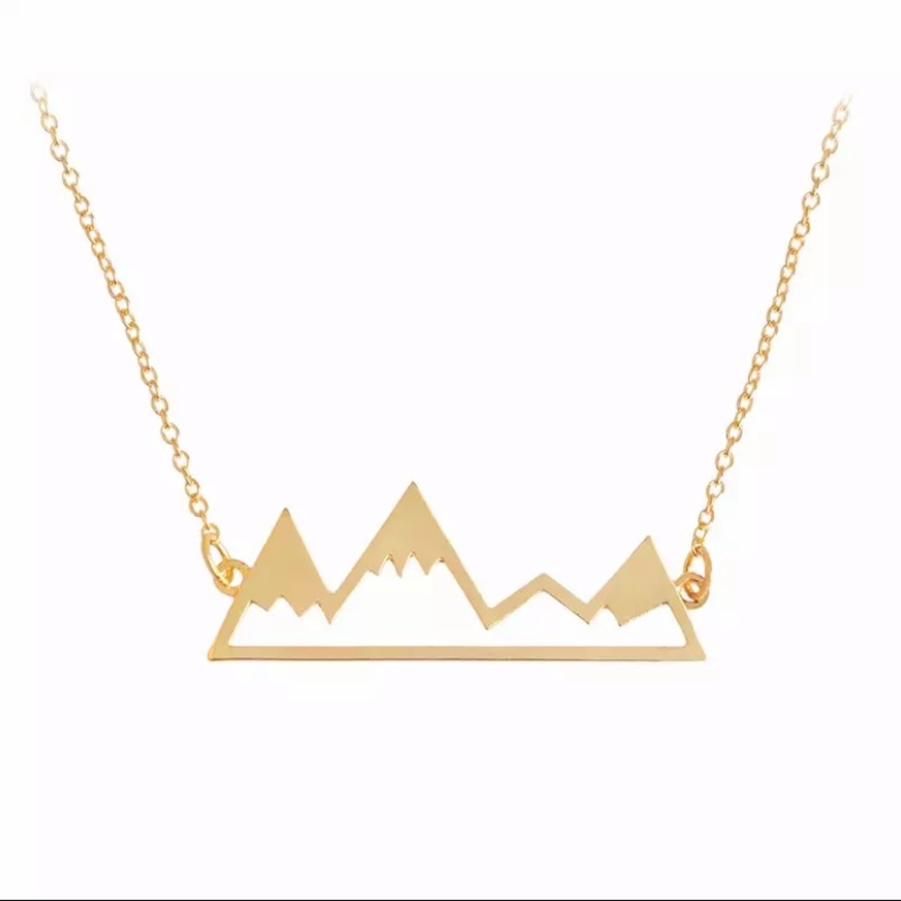 Gold Mountains Adjustable Necklace